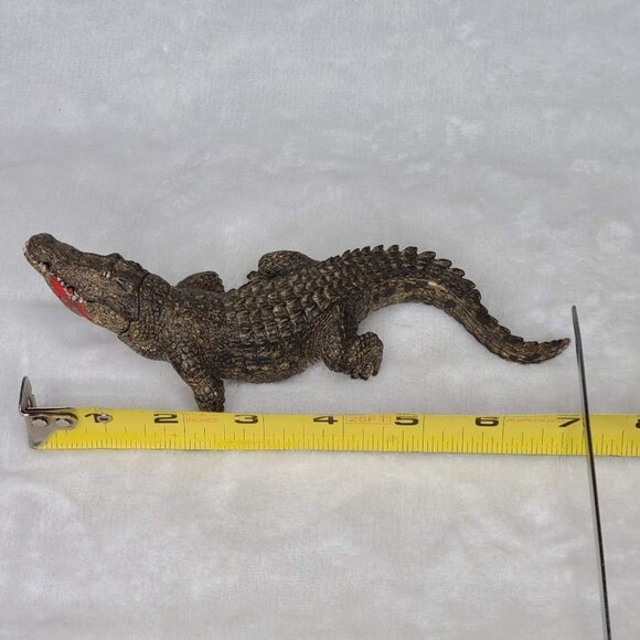2014 Schleich Alligator Crocodile Collectible Toy Figure Movable Jaw 7" Retired - Picture 11 of 11